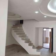 دوبلکس نوساز کلید نخورده132 زمین 155 بنا دو خواب . گلها