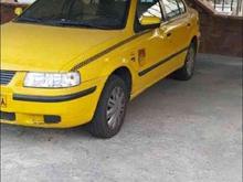 فروش تاکسی سمند مدل 90 با امتیاز خط درختی یه شاه عباسی در شیپور