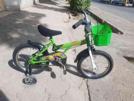 دوچرخه 16 سالم در حد نو در گروه خرید و فروش ورزش فرهنگ فراغت در سمنان در شیپور-عکس1