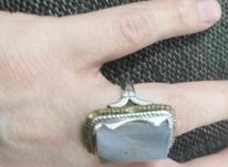 انگشتر نقره دوتیکه درشت در شیپور-عکس کوچک