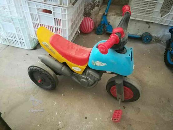 موتور 3چرخ سالم قابل استفاده بازی در گروه خرید و فروش ورزش فرهنگ فراغت در مازندران در شیپور-عکس1