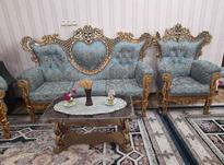 مبلمان سلطنتی و شیک 9نفره فیروزه ای در شیپور-عکس کوچک