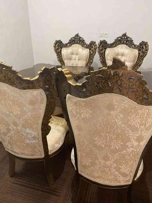 میز ناهار خوری 6 نفره سلطنتی در گروه خرید و فروش لوازم خانگی در مازندران در شیپور-عکس1