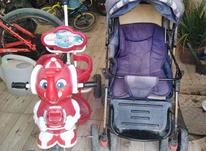 سه چرخه و کالسکه کودک در شیپور-عکس کوچک