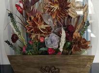 گل مصنوعی با گلدان شیشه ای بسیار شیک در شیپور-عکس کوچک