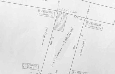 چالوس رینگ 45 متری فروش زمین 250 متر مسکونی با سند