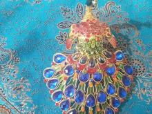 جا جواهری نگین دار طرح طاووس در شیپور