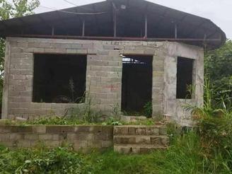 400 متر زمین با ویلا نیمه ساخت درجاده کلدره رودسر