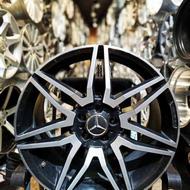 تک رینگ اسپرت 19 استوک رخ تراش مشکی پلاس بنز E250 لاستیک