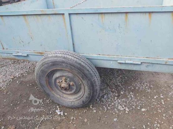 تریلی دو چرخ پشت تراکتور ورق 3 میلی نو در گروه خرید و فروش وسایل نقلیه در آذربایجان غربی در شیپور-عکس1