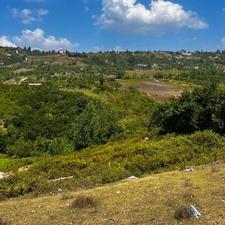 زمین با چشم انداز زیبای آبندون 200 متر تنگه لته پایین کولا