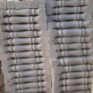 نرده صراحی شکلاتی سفید 70سانت