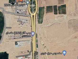 زمین بروی بلوار شهید بهشتی 1000 متر در فیروزآباد