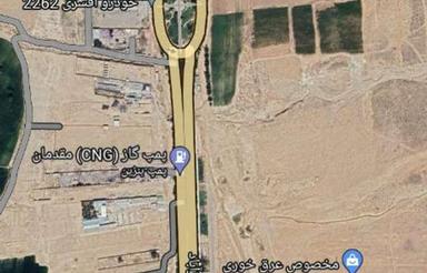 زمین بروی بلوار شهید بهشتی 1000 متر در فیروزآباد