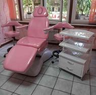یونیت تخت زیبایی بیمار فشیال صندلی برقی کاشت مو ژل بوتاکس