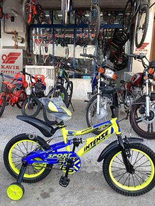 دوچرخه 16 اینتنس کمک دار در گروه خرید و فروش ورزش فرهنگ فراغت در مازندران در شیپور-عکس1
