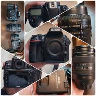 دوربین نیکون دی 800 همراه لنز 24.70 و 50 فیکس