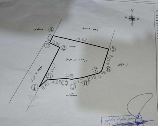زمین 124متری با موقعیت و قیمت مناسب در گروه خرید و فروش املاک در گیلان در شیپور-عکس1
