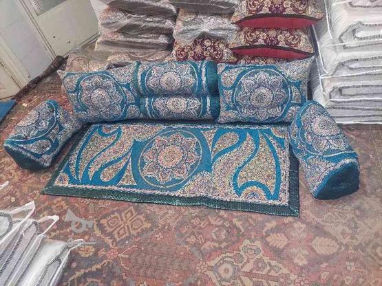 پشتی سوپرشاهنشین 7تکه عمده وتک  در گروه خرید و فروش لوازم خانگی در اصفهان در شیپور-عکس1