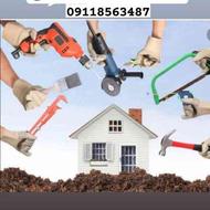 خدمات ساختمانی و تاسیساتی از لوله کشی، برق کاری و جوشکاری