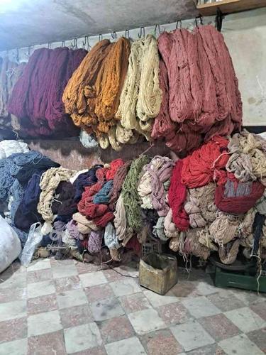 فروش مصالح فرش دستباف زیرقیمت بازاربه علت تغییرشغل