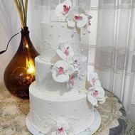 ماکت کیک سه طبقه عروسی و عقد