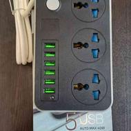 چندراهی برق و USB مدل 3 ps
