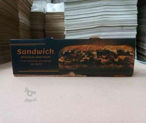 جعبه پیتزا همبرگر سوخاری
