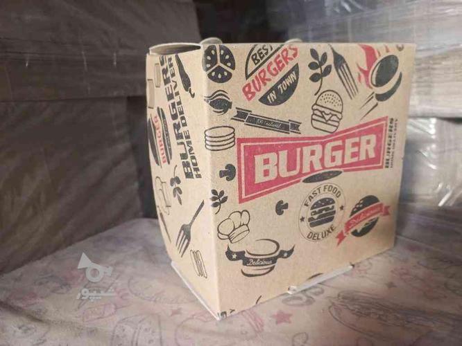 جعبه پیتزا همبرگر سوخاری