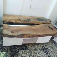 میز تلوزیون چوبی