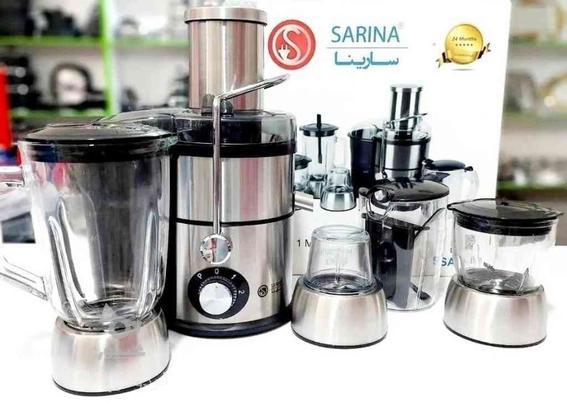 آبمیوه گیری 4کاره حرفه‌ای sarina (1200وات) در گروه خرید و فروش لوازم خانگی در مازندران در شیپور-عکس1