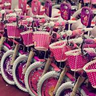 دوچرخه سایز 20 دخترانه وارداتی(دوچرخه صابری)