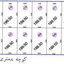 زمین 200 متری درب از حیاط زمینهای شهرداری