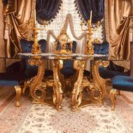 میز و صندلی نهار خوری استیل سلطنتی