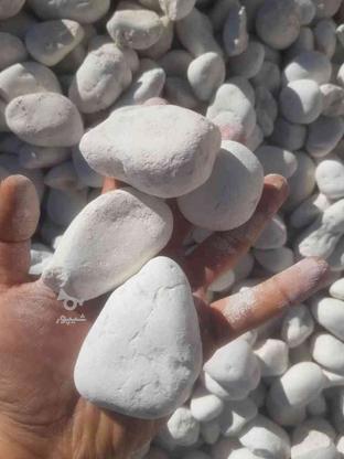 سنگ ریزه سفیدبرفی و قلوه های رودخانه ای در گروه خرید و فروش صنعتی، اداری و تجاری در مازندران در شیپور-عکس1