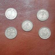 تعدادی سکه 2ریالی پهلوی و جمهوری کلکسیونی دونه ای 1میلیون