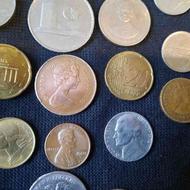 مجموعه 40 عددی سکه های خارجی متنوع