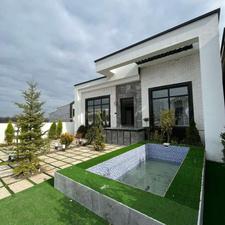 باغچه ویلا 300متری نما مدرن با استخرچهارفصل