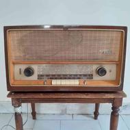 رادیو چوبی لامپی گروندیک آلمانی قدیمی عتیقه نوستالوژی