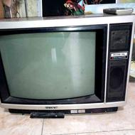 تلویزیون رنگی قدیمی سونی سالم بهمراه کنترل