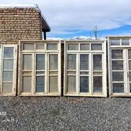 پنجره چوبی برای باغ و ویلا