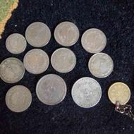 سکه های پهلوی قدیمی + سنگ فیروزه