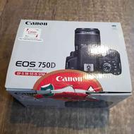 دوربین عکاسی و فیلمبرداری CANON 750D + لنز و تجهیزات اضافی