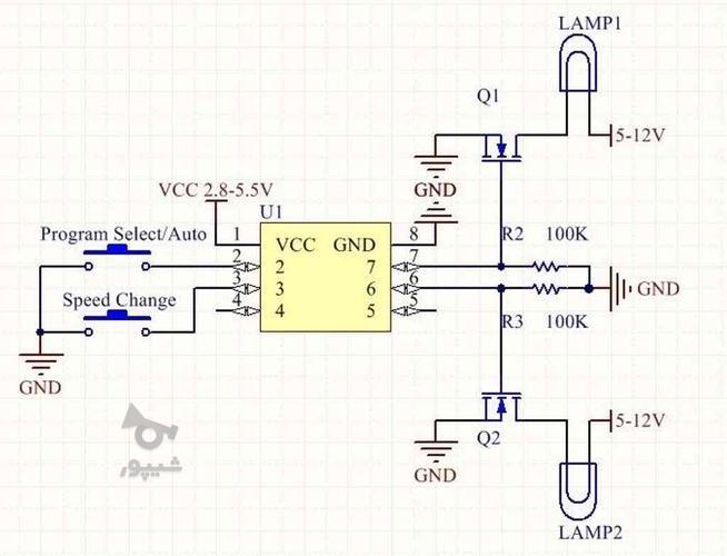 آموزش ساخت فلاشر تابلو LED