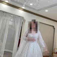 فروش فوق العاده لباس عروس ترک مدل عربی در حد نو