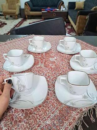 فنجان و نعلبکی(پیش دستی) 12 پارچه در گروه خرید و فروش لوازم خانگی در مازندران در شیپور-عکس1