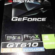 کارت گرافیک Geforce GT610 DDR3 3D 2G