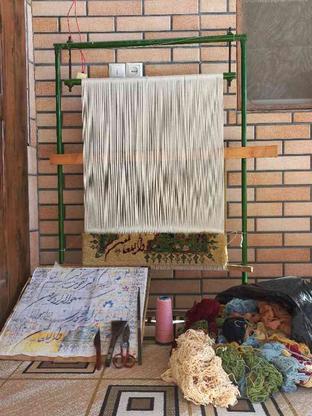 دار قالی تابلو فرش در گروه خرید و فروش ورزش فرهنگ فراغت در مازندران در شیپور-عکس1