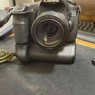 دوربین 60d Canon با گریپ اورجینال و لنز 50