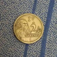 سکه دو دلار استرالیا 1988 دودلار